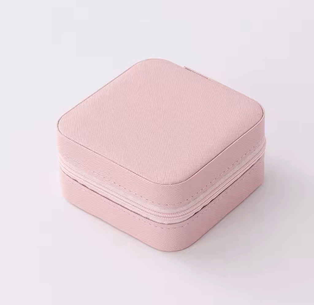Pink Travel Jewelry Box/Case Waterproof Lightweight