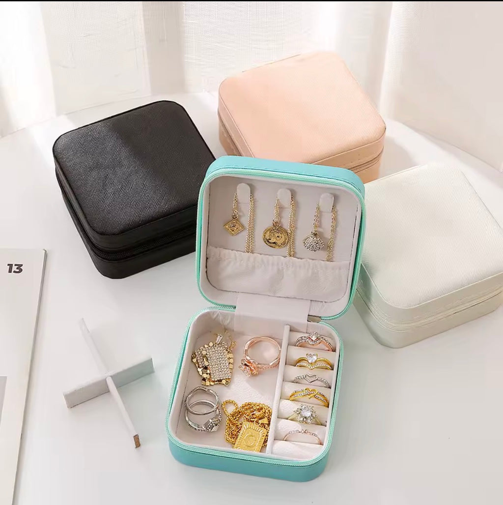 Hot Pink Travel Jewelry Box/Case Waterproof Lightweight