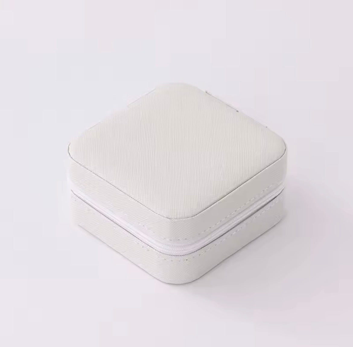 White Travel Jewelry Box/Case Waterproof Lightweight