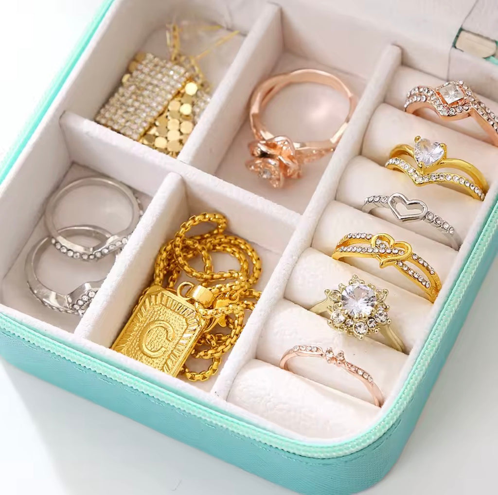 Hot Pink Travel Jewelry Box/Case Waterproof Lightweight